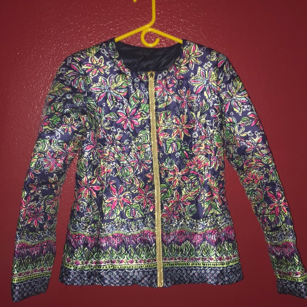 Lilly Pulitzer “Lilah” Reversible Puffer Jacket!